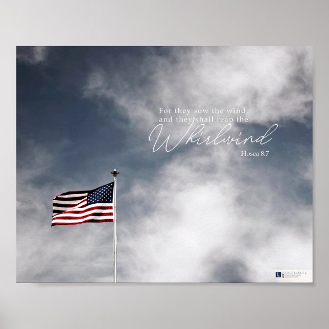 Whirlwind (Hosea 8:7) Poster (Front)