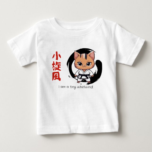 Whirlwind Kitten: A Purrfect Lunchbox Companion Baby T-Shirt (Front)