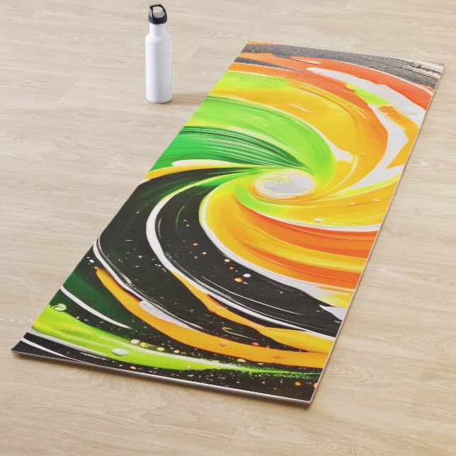 Whirlwind of Color Yoga Mat (In Situ)