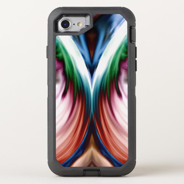 Whirlwind Rainbow Golden Snow Mirror Otterbox iPhone Case (Back)