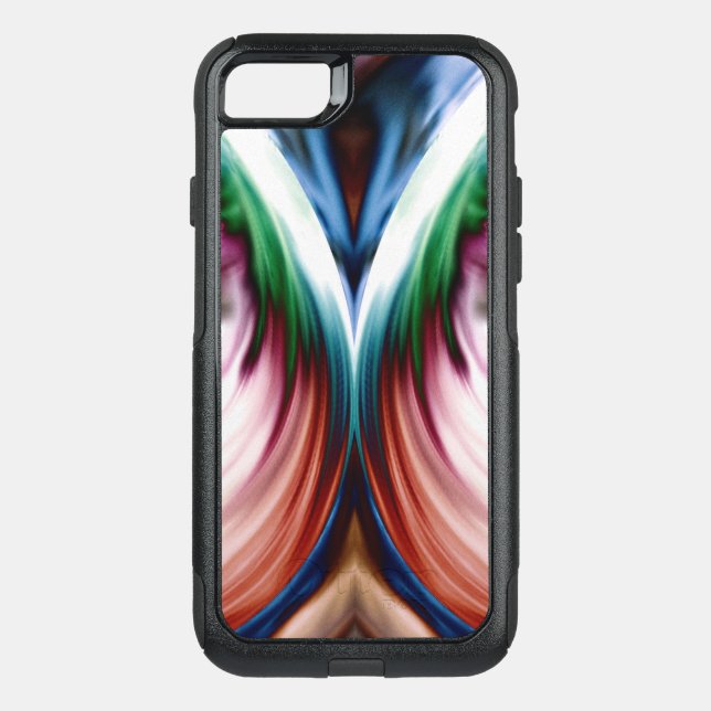 Whirlwind Rainbow Golden Snow Mirror Otterbox iPhone Case (Back)