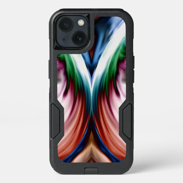 Whirlwind Rainbow Golden Snow Mirror Otterbox iPhone Case (Back)