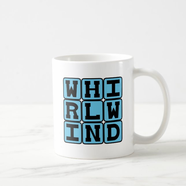 Whirlwind, Very Strong Wind Coffee Mug (Right)