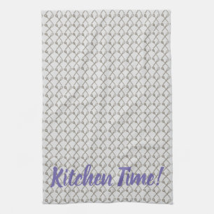 Whisk and Cooking Spoon Pattern for Kitchen Chefs Kitchen Towel
