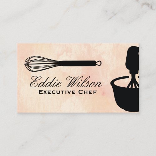 Whisk and Mixing Bowl Business Card