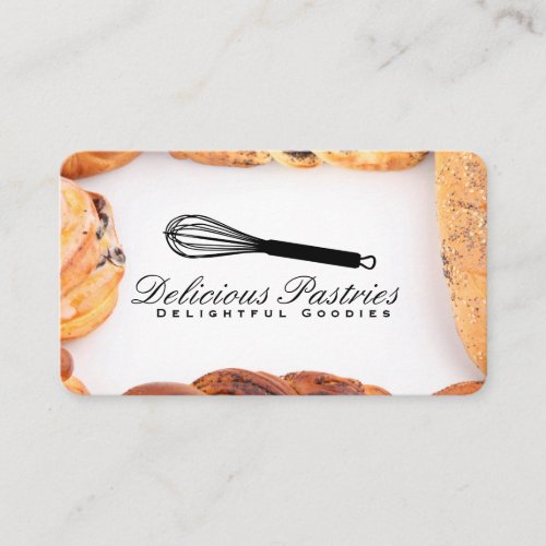 Whisk and Pastry Executive Chef Business Card