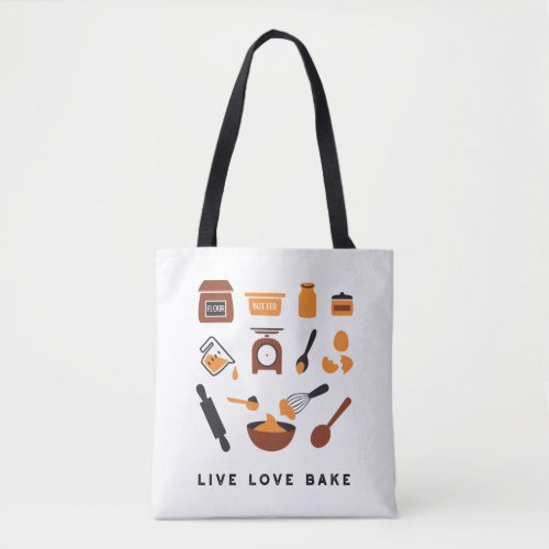 Whisk  Bake Delight Kitchen Baking Essentials Tote Bag