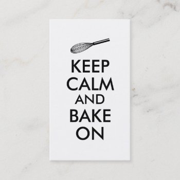 Whisk Business Cards For Bakery Bakers Pastry Chef by keepcalmandyour at Zazzle