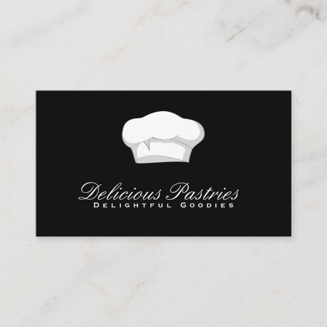 Whisk | Chef Cook | Restaurant Owner Business Card (Front)