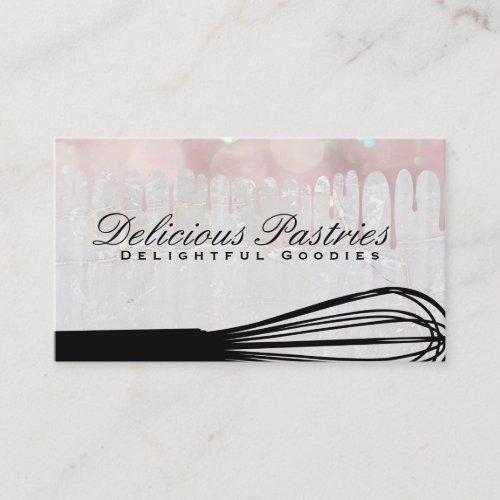 Whisk Cooking Tool  Stone  Drip Business Card