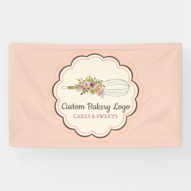 Whisk Flower Bakershop cook recipes Banner (Horizontal)