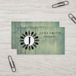 Whisk Flower Kitchen for Bakery, Catering Business Card