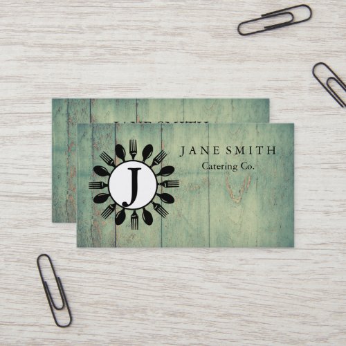 Whisk Flower Kitchen for Bakery Catering Business Card