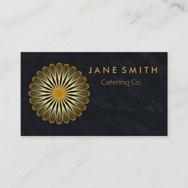 Whisk Flower Kitchen for Bakery, Catering Business Card (Front)