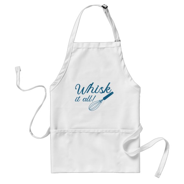 Whisk It All Adult Apron (Front)