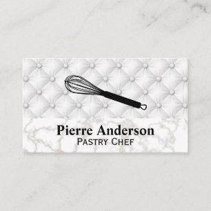 Whisk Logo Baker Pastry Chef Loyalty Card