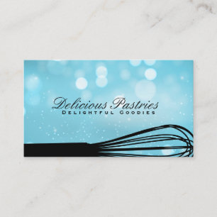Whisk Logo Culinary Business Card