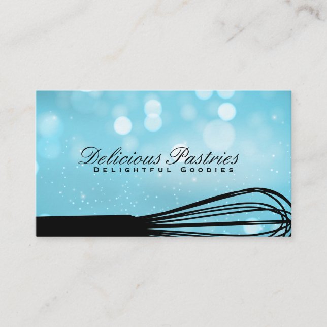 Whisk Logo | Culinary  Business Card (Front)