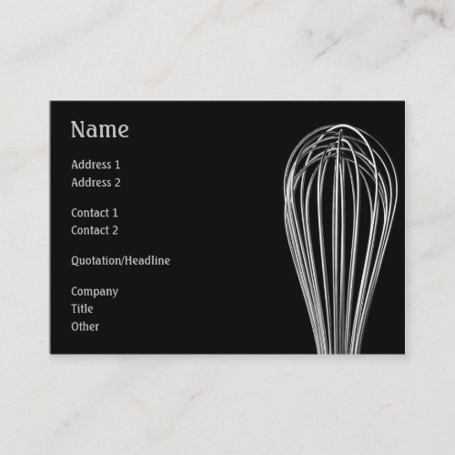 Whisk Profile Card Business Card Templates