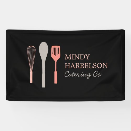 WHISK SPOON SPATULA LOGO IV for Bakery Catering Banner