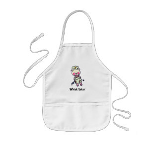 Whisk Taker Pig - Funny Chef Design Kids' Apron