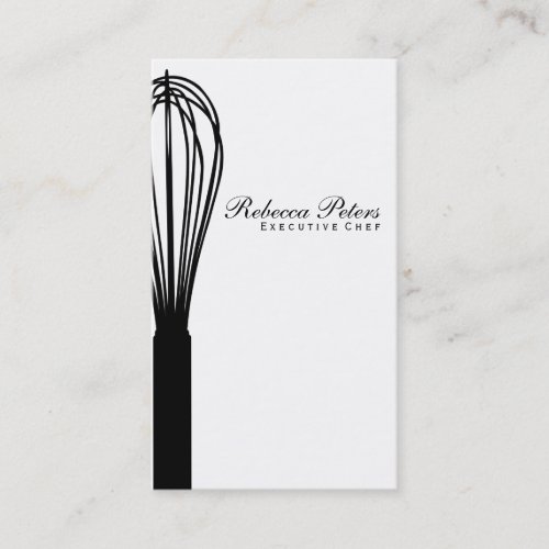 Whisk variation  Culinary Master Business Card