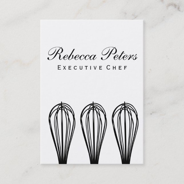 Whisk variation | Culinary Master Business Card (Front)