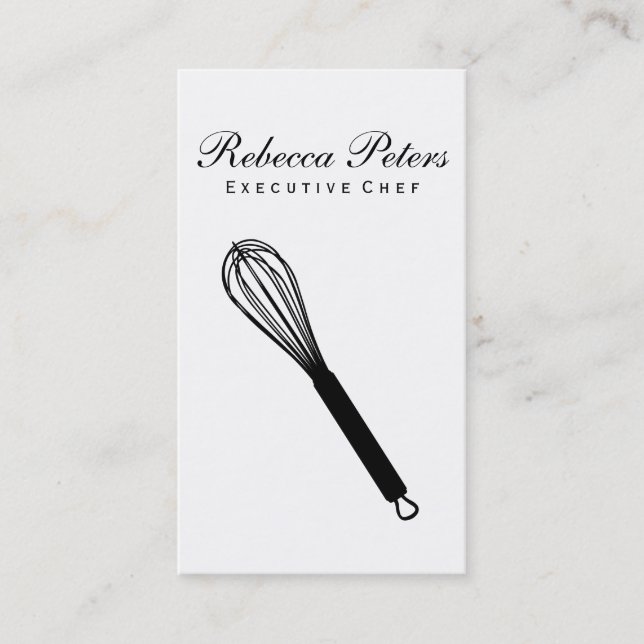 Whisk variation | Culinary Master II Business Card (Front)