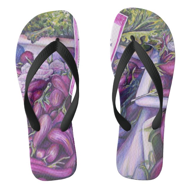 Whisk Well for Whale Soup Flip Flops (Footbed)