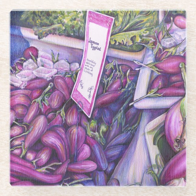 Whisk Well for Whale Soup Glass Coaster (Front)