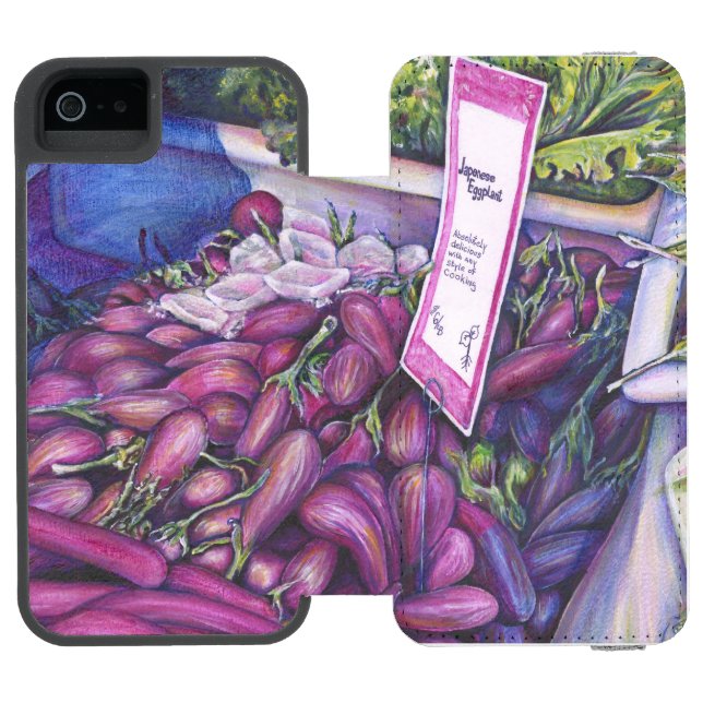 Whisk Well for Whale Soup Incipio iPhone Wallet Case (Folio Open)