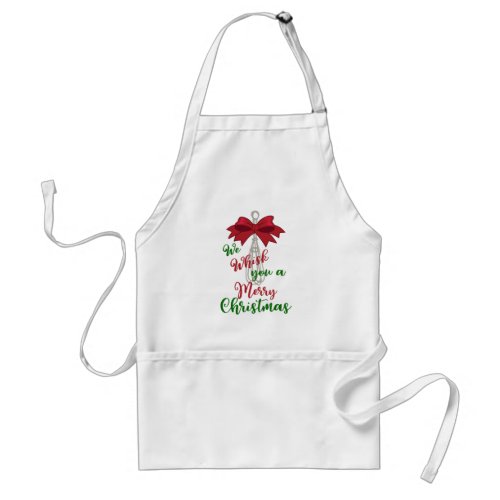 Whisk You a Merry Christmas Adult Apron