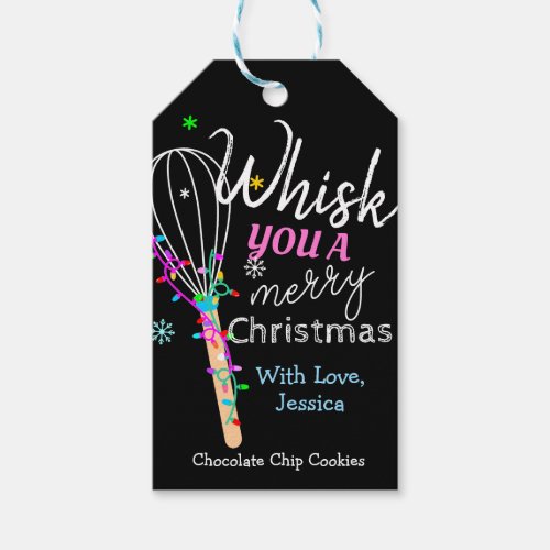 Whisk You a Merry Christmas Baking  Gift Tags