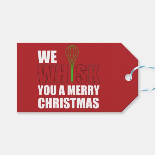 Whisk You A Merry Christmas Print Gift Tags