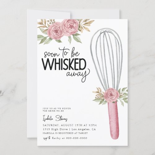 Whisked Away Baking Bridal Shower Invitation