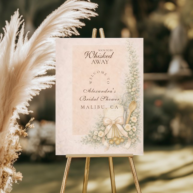 Whisked Away Cottage Baking Bridal Shower Foam Board (Creator Uploaded)