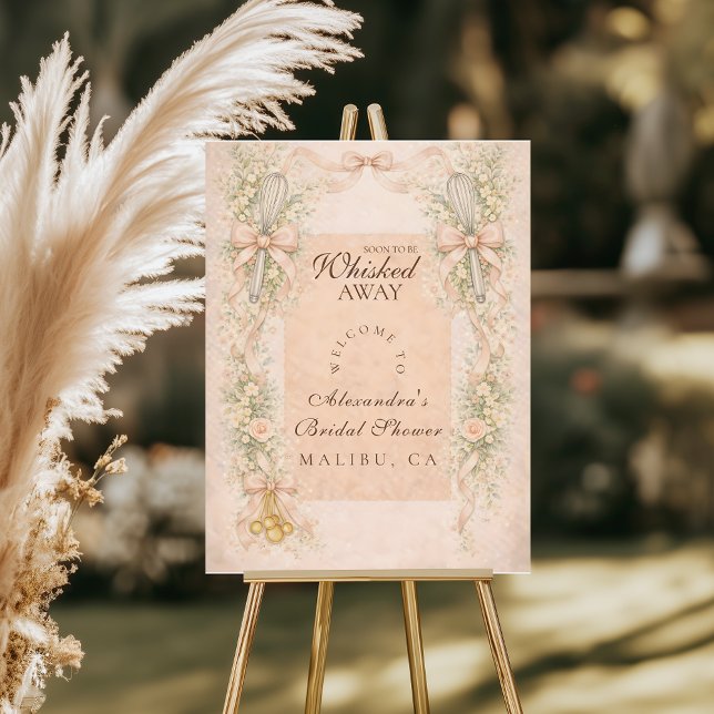 Whisked Away Kitchen Bridal Shower Foam Board (Creator Uploaded)