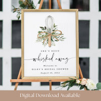 Whisked Away Kitchen Bridal Shower Welcome Sign