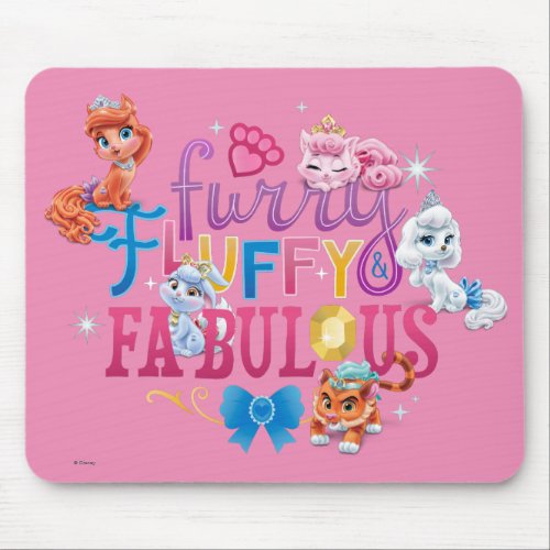 Whisker Haven  Furry Fluffy  Fabulous Mouse Pad
