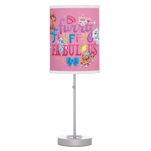 Whisker Haven  Furry Fluffy  Fabulous Table Lamp