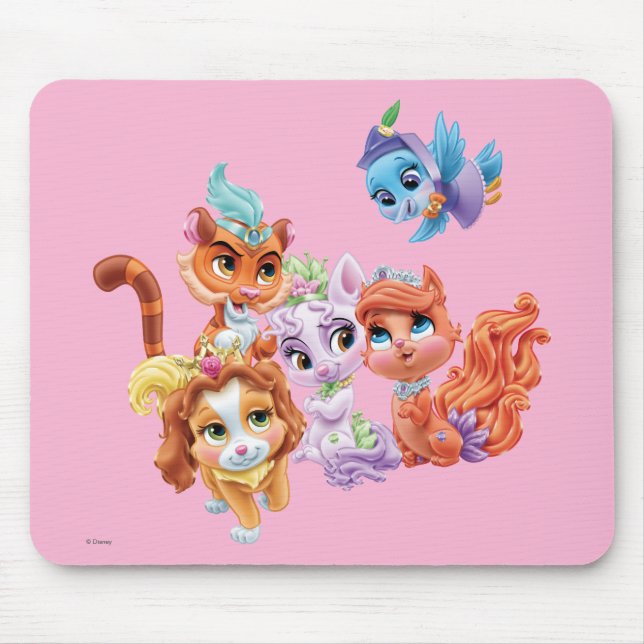 Whisker Haven | Hearts Hooves Paws Mouse Pad (Front)