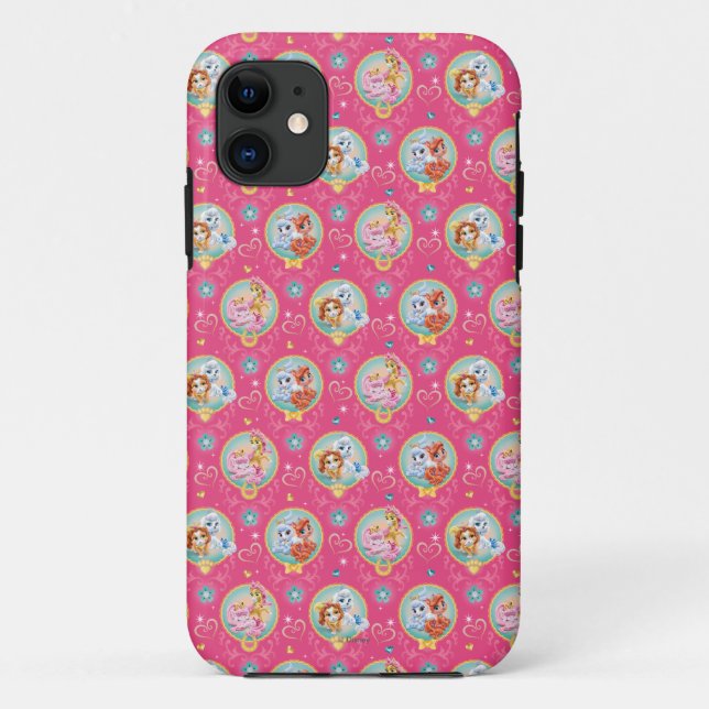 Whisker Haven | Hearts Hooves Paws Pattern Case-Mate iPhone Case (Back)