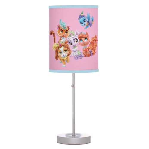 Whisker Haven  Hearts Hooves Paws Table Lamp