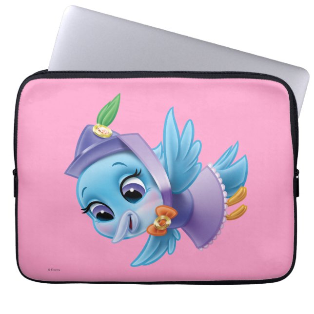 Whisker Haven | Ms. Featherbon Laptop Sleeve (Front)