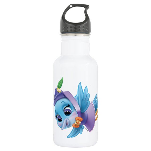 Whisker Haven | Ms. Featherbon Stainless Steel Water Bottle (Front)