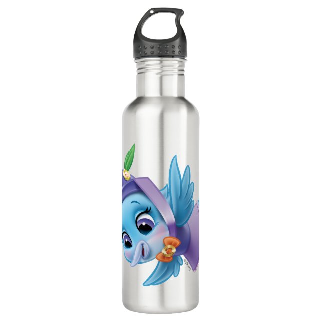 Whisker Haven | Ms. Featherbon Water Bottle (Front)