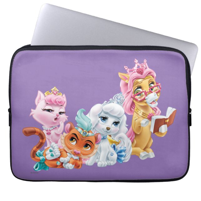 Whisker Haven | Primped & Pampered Laptop Sleeve (Front)
