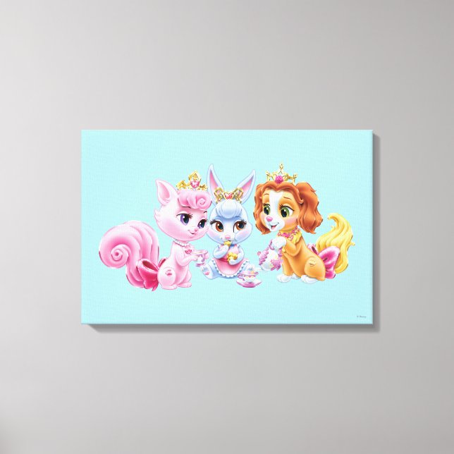 Whisker Haven | Royalty at Play Canvas Print (Front)