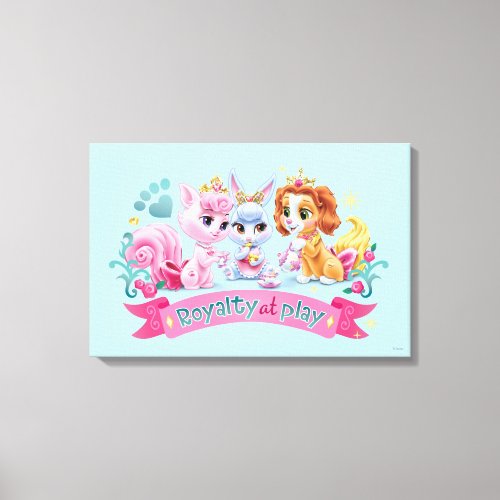 Whisker Haven  Royalty at Play Graphic Canvas Print