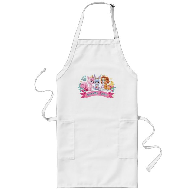 Whisker Haven | Royalty at Play Graphic Long Apron (Front)